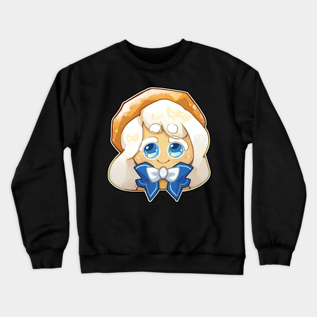 Cream Puff Cookie Crewneck Sweatshirt by lillastarr